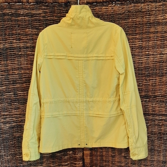 Anthropologie Daughters Of The Liberation Funnel Neck Utility Jacket 0 Ruffles - Picture 2 of 10